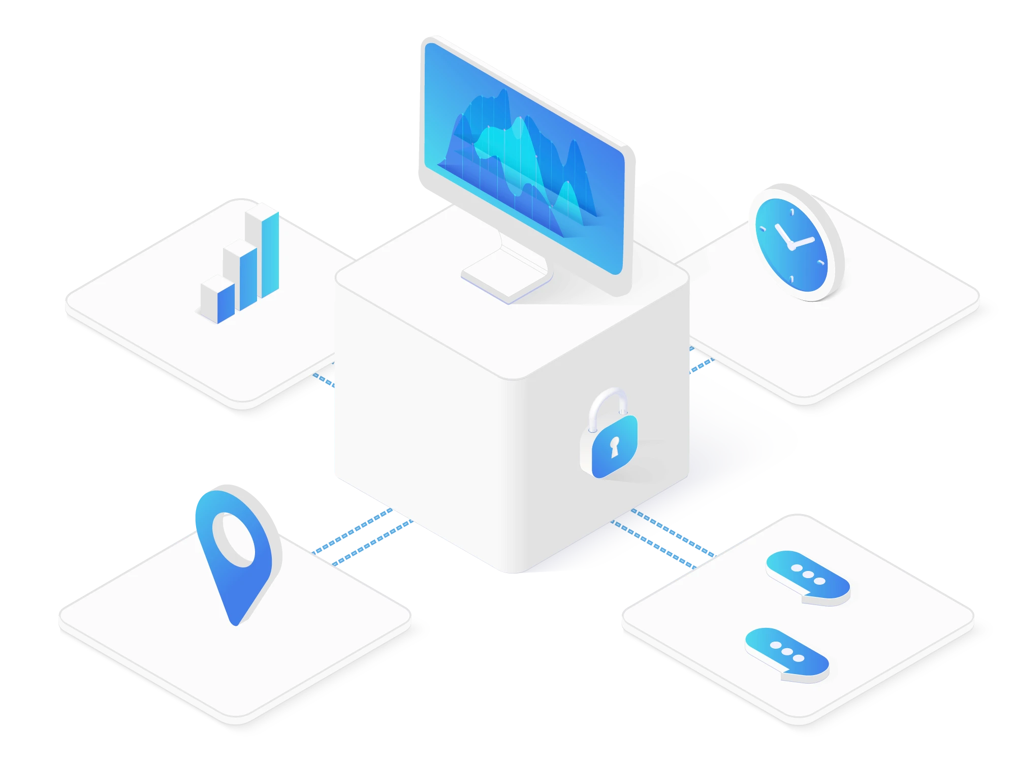 Illustration of MRNET Service with Management portal and live support
