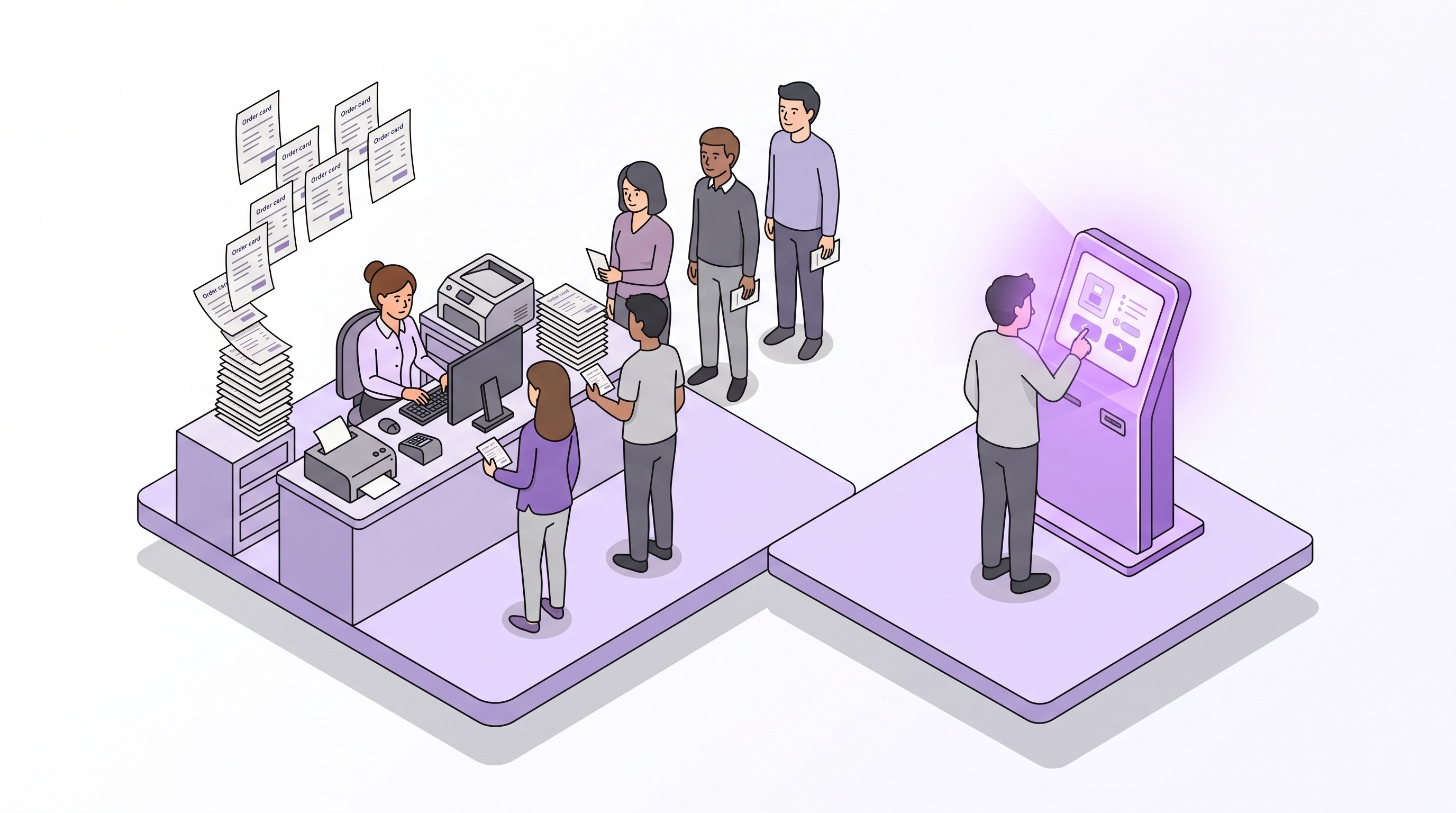 Comparison of a staff-led order edit queue versus a customer self-serve flow on Shopify