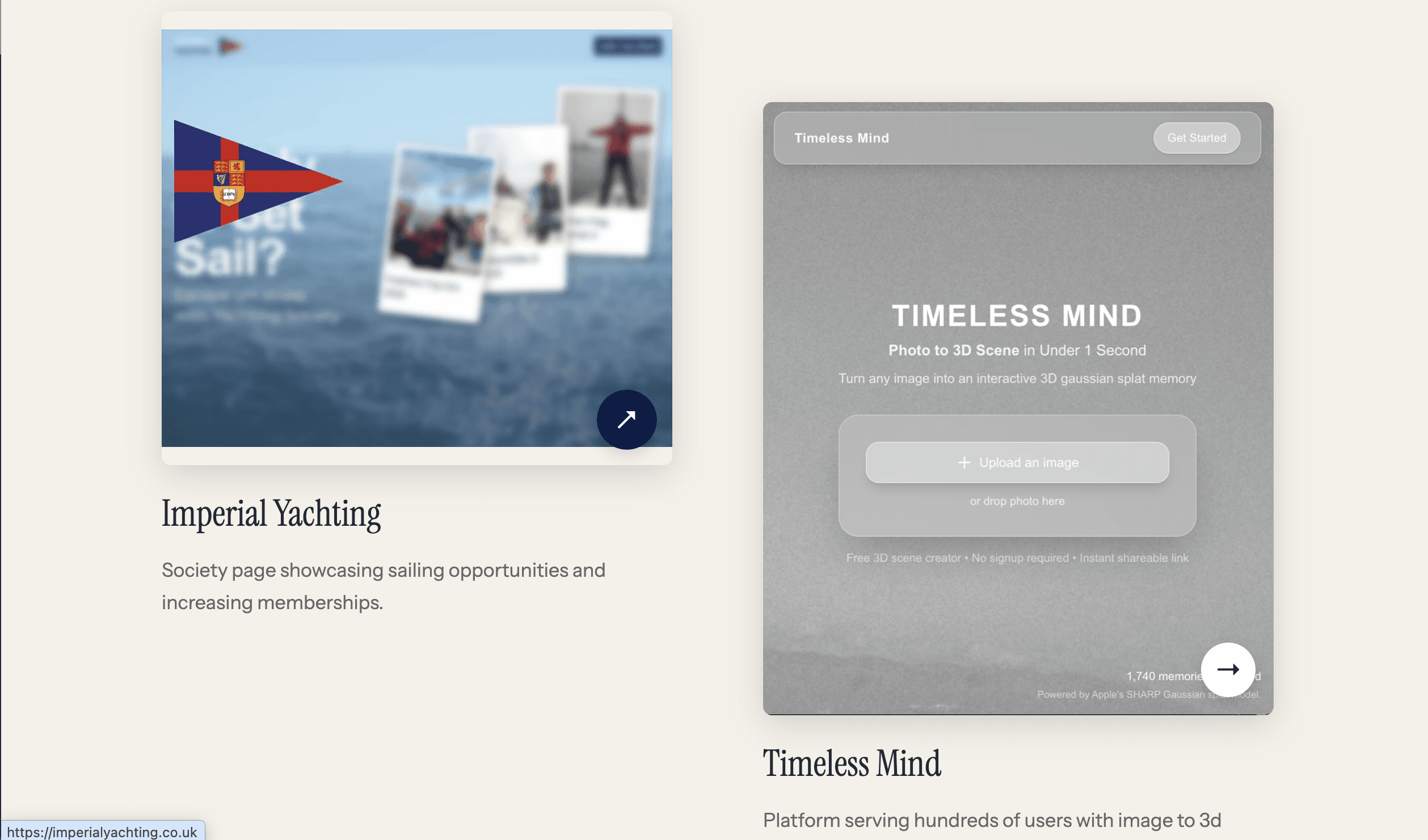 website portfolio good example