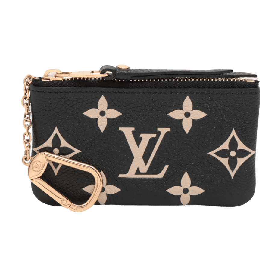 Louis Vuitton Monogram Empreinte Pochette Cles Wallet Noir