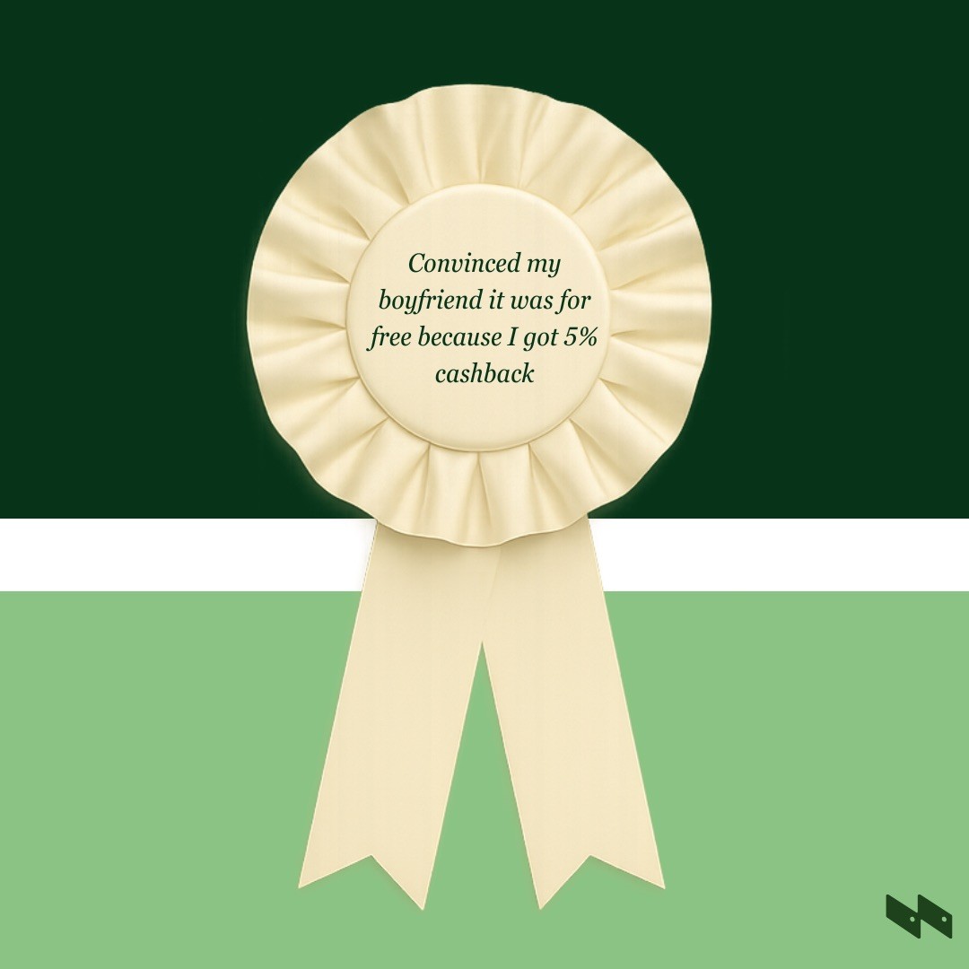 green and gold medal for getting 5% isntant cashback so turn your digital wallet into a savings tool with LOYA—earn 5% back every time you shop online. Keywords: cashback wallet, best loyalty apps, LOYA cashback, instant wallet rewards