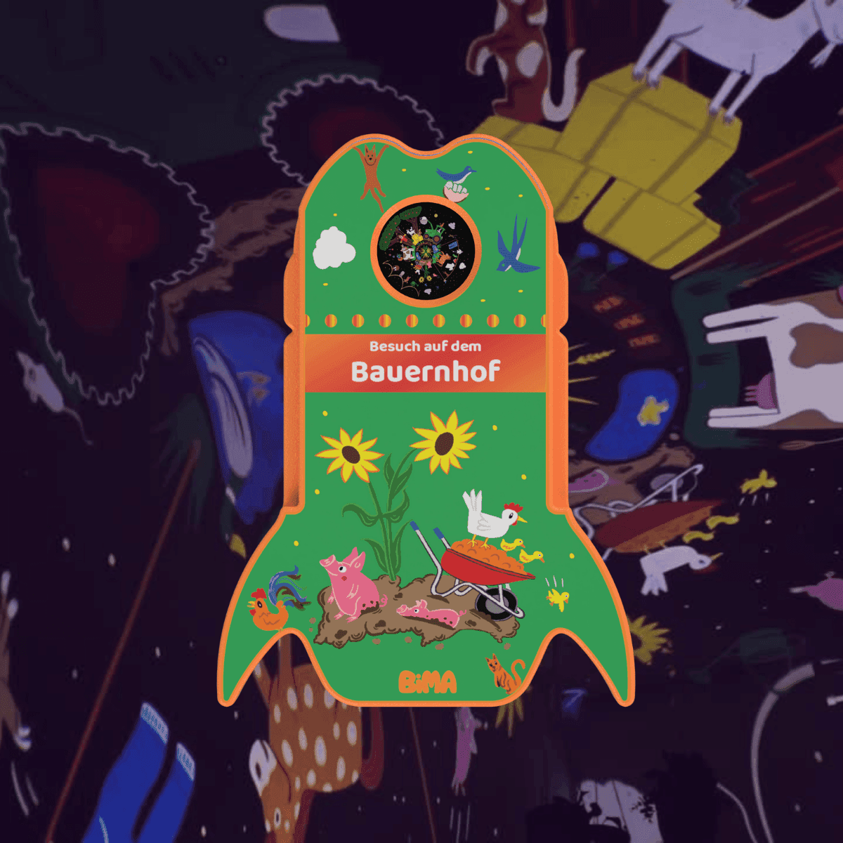 Projektion Bauernhof