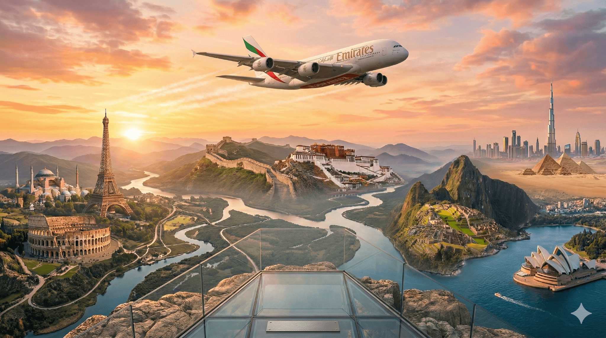 Landscape with a vineyard in rows leading to a building with a tower, rolling hills in the distance.