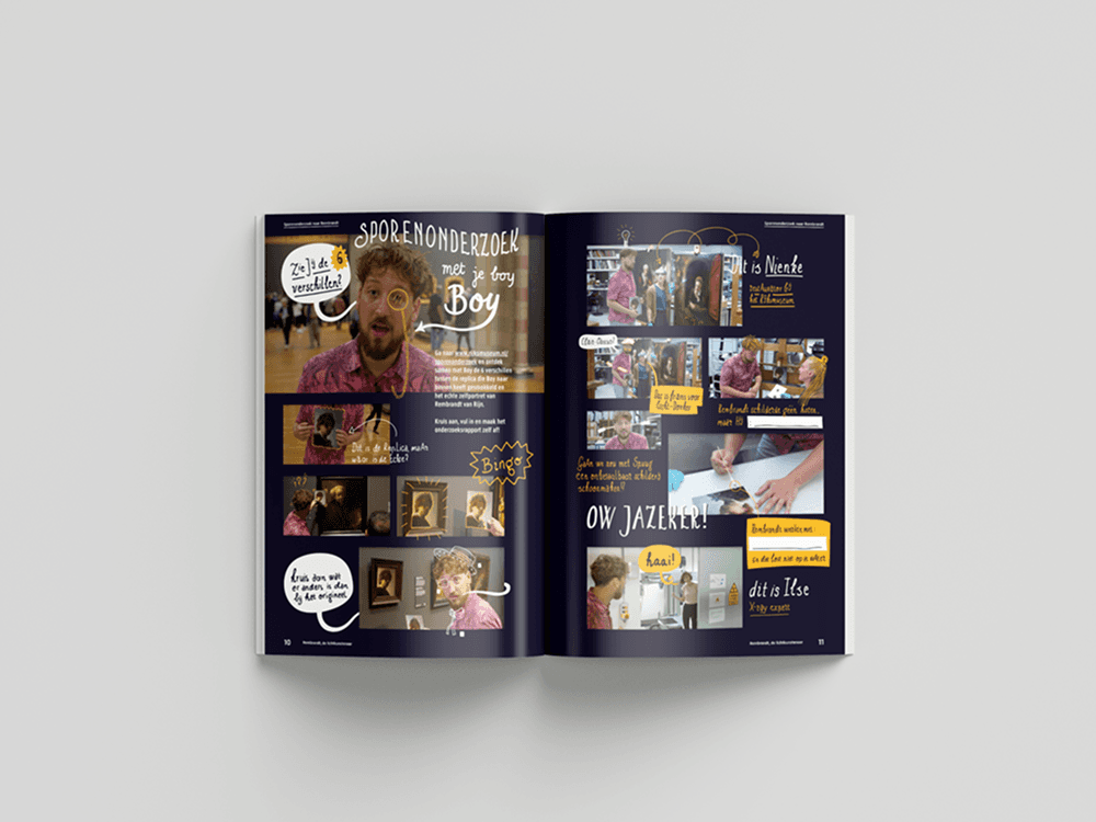 Grafisch ontwerp Rijksmuseum Rembrandt magazine