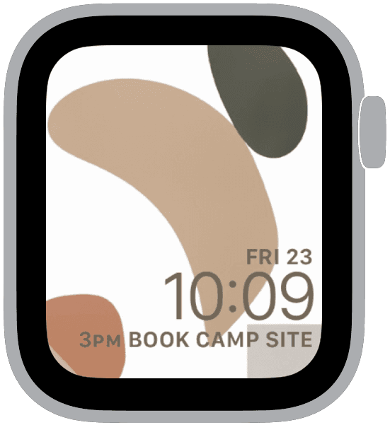 an apple watch face from the neutral modern collection
