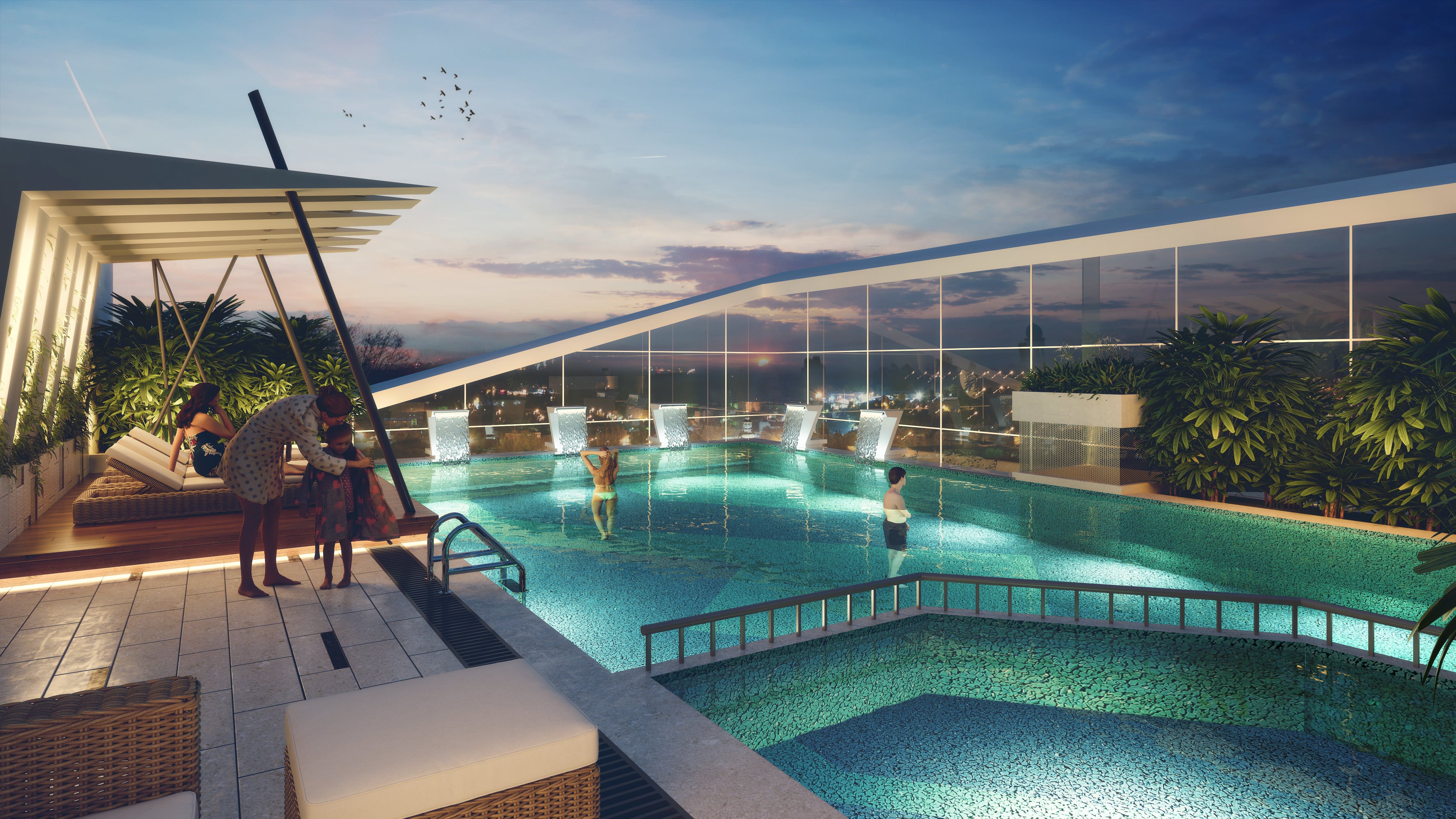 a couple of black and white phones on a black background