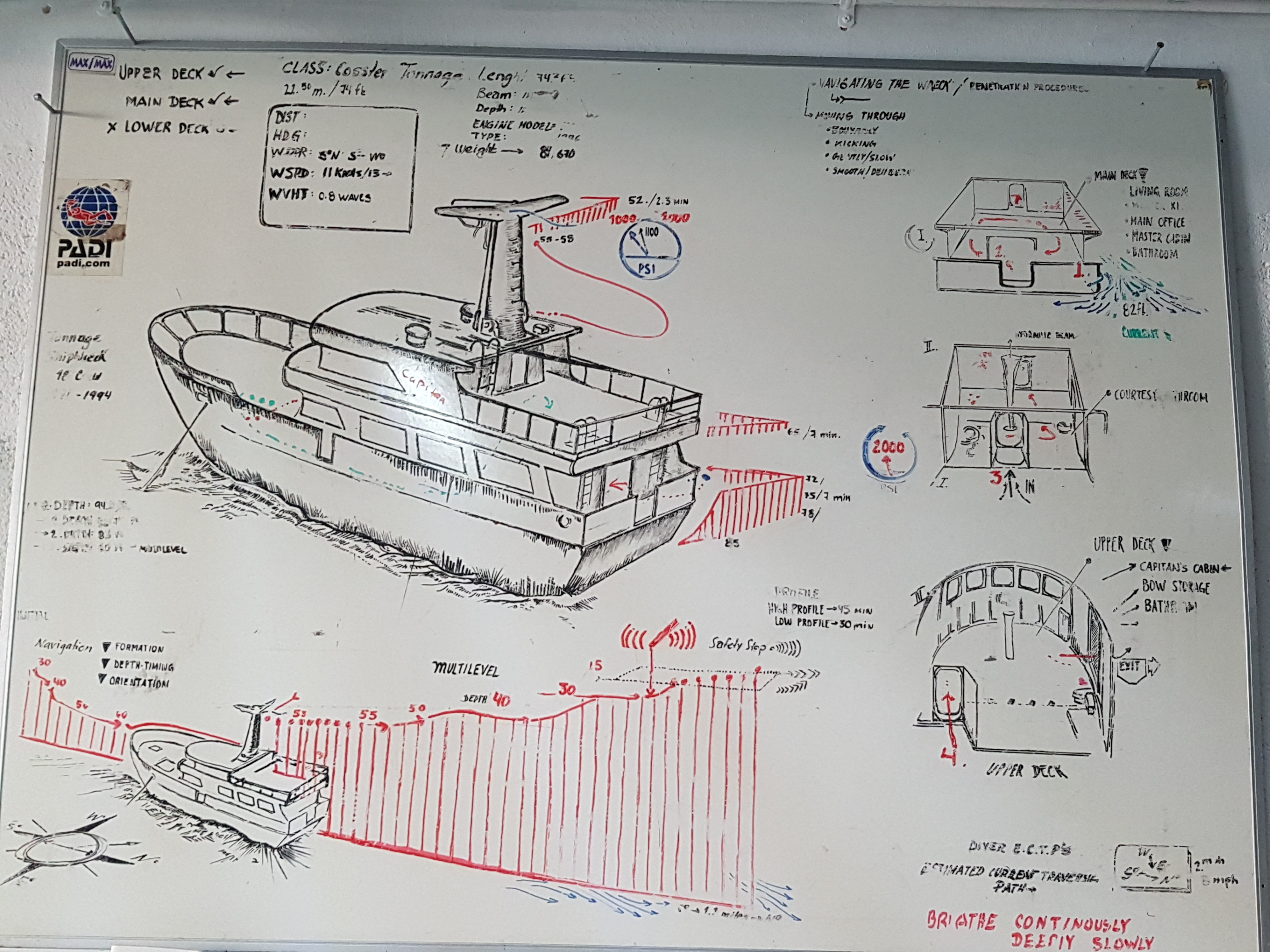 Coach explaining stuff to an athlete