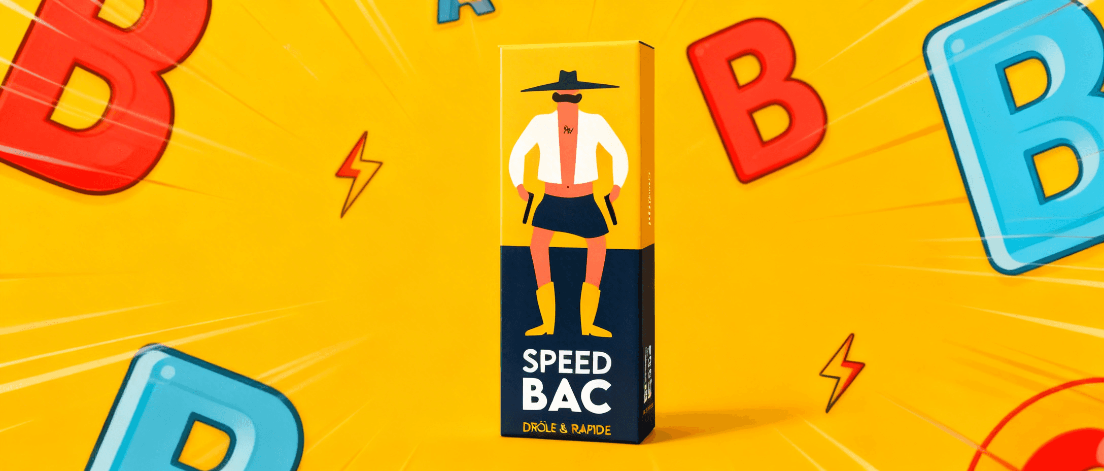 Jeu Speed Bac sur fond jaune
