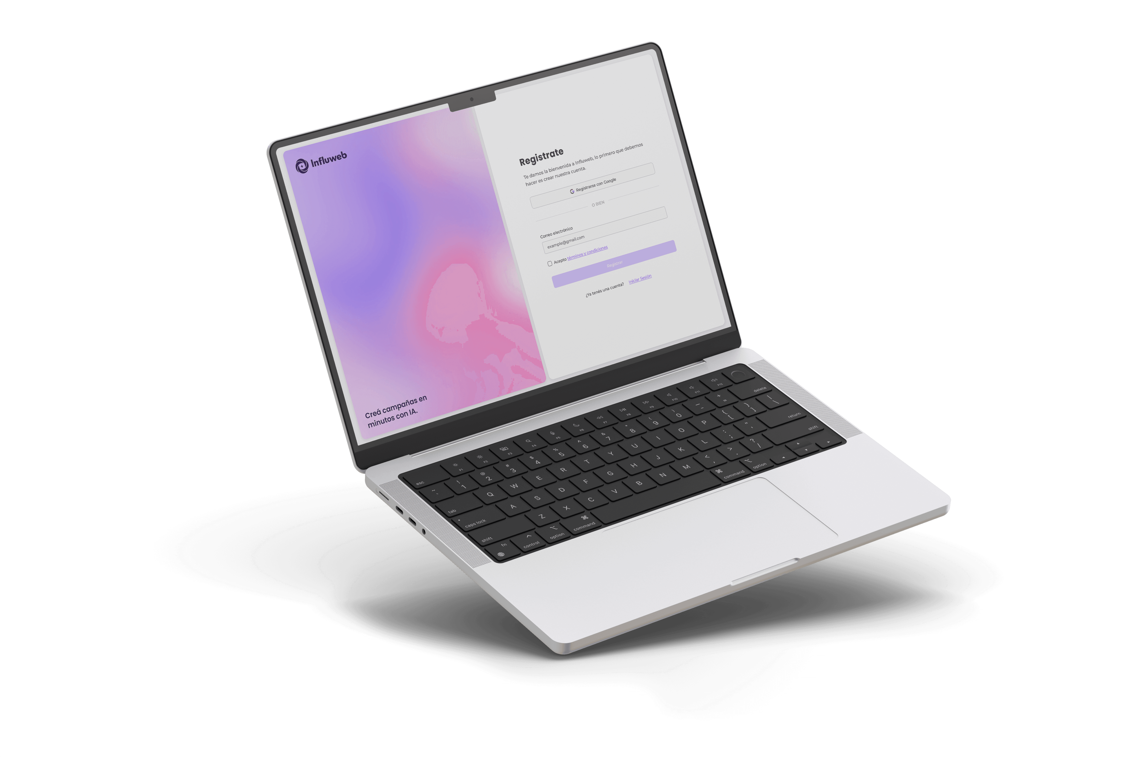 Imagen decorativa regristro de la app de influweb