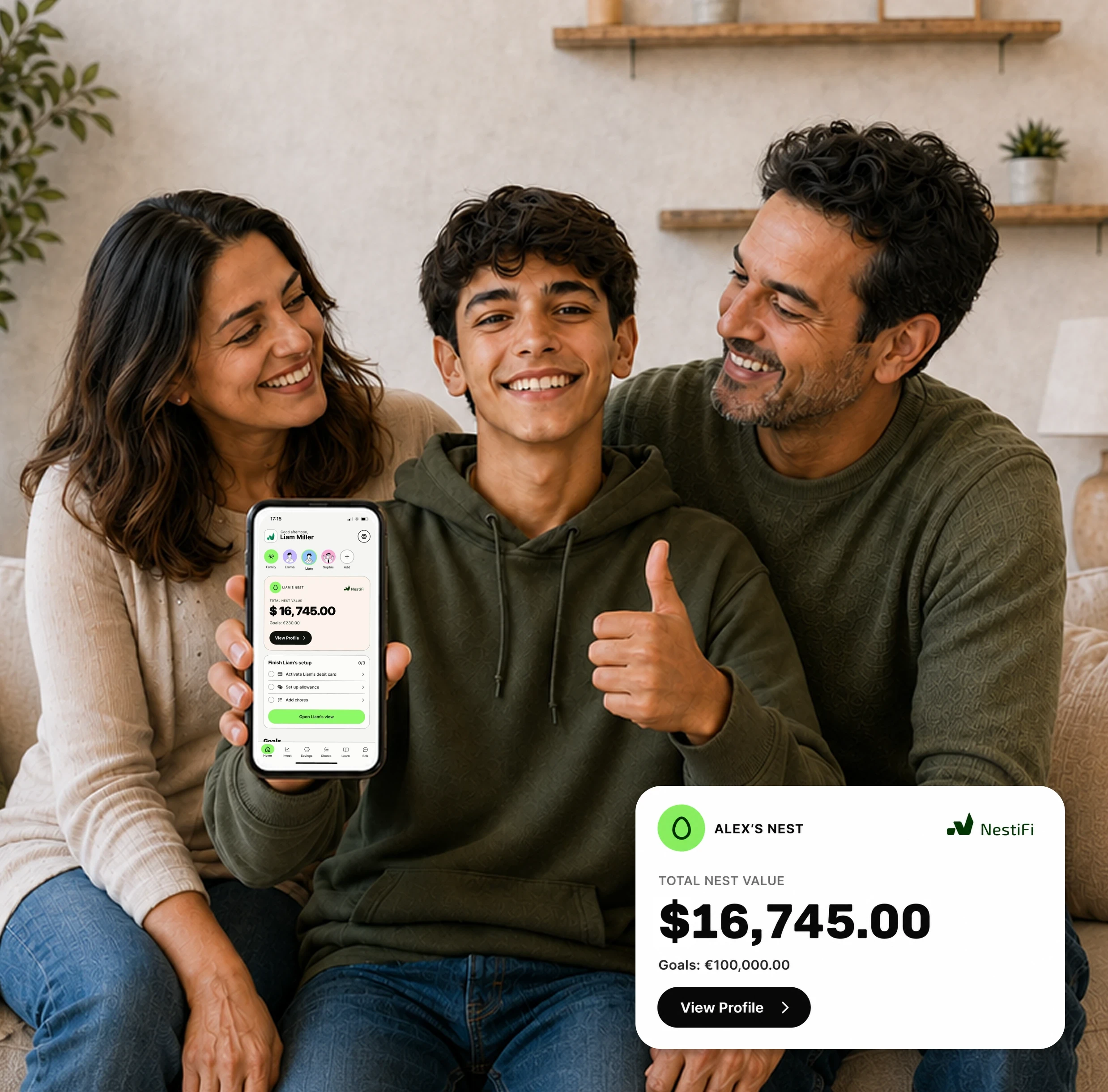 NestiFi family finance experience