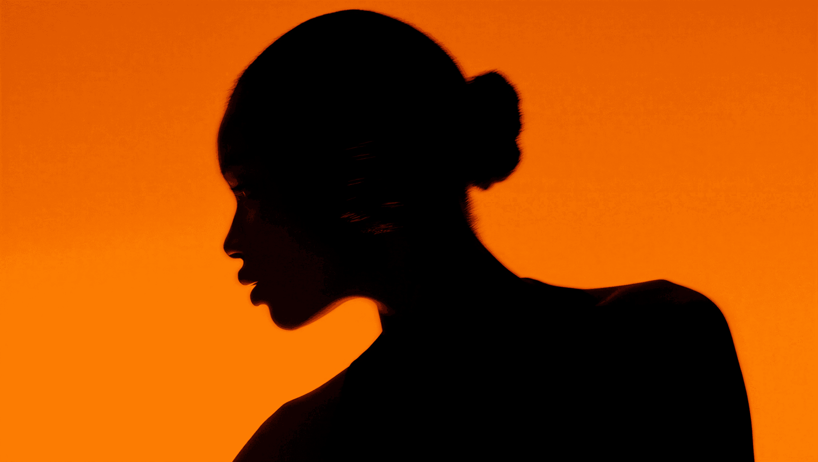 silhouette profile art