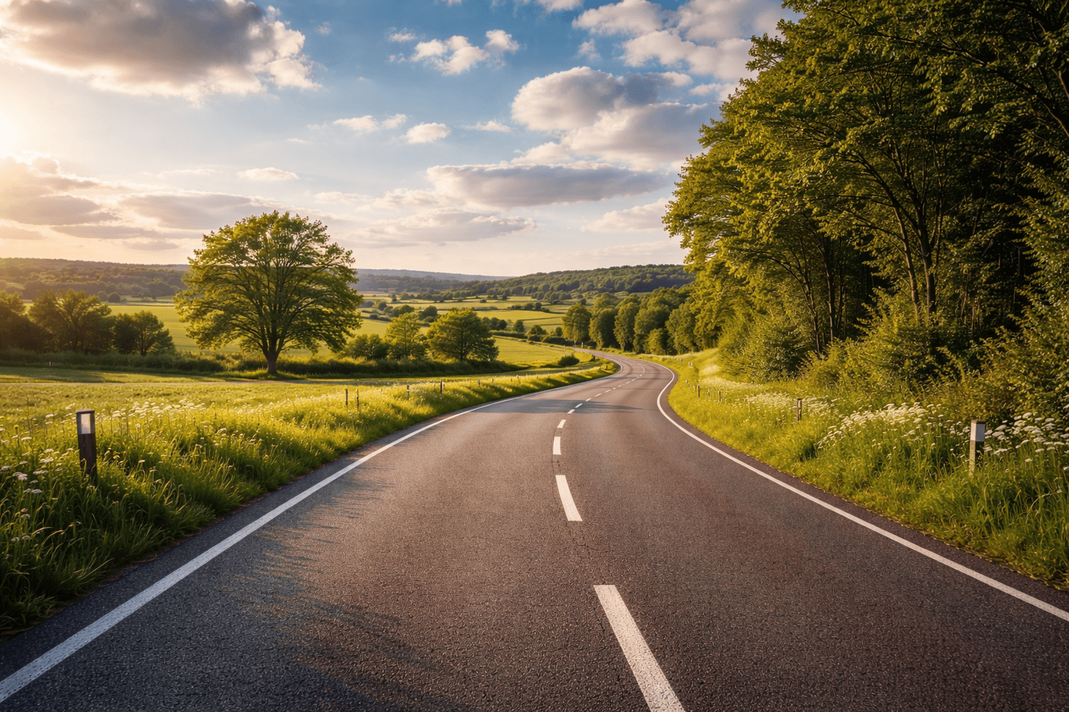 Scenic open road used as a banner image for Auto-Learners
