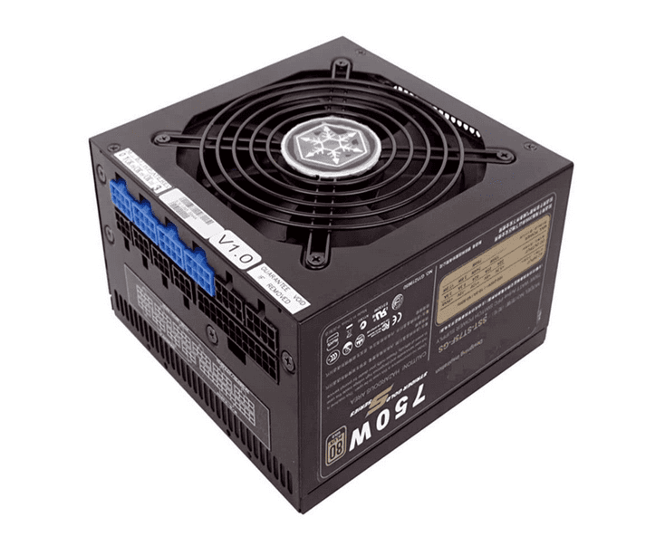 PSU for Silverstone 80plus Gold Game Mute Power Supply 750W/600W Power Supply SST-ST75F-GS SST-ST60F-PS | CYBERSTEFFIE Twitch Stream 