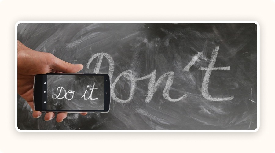 Smartphone showing “Do it”