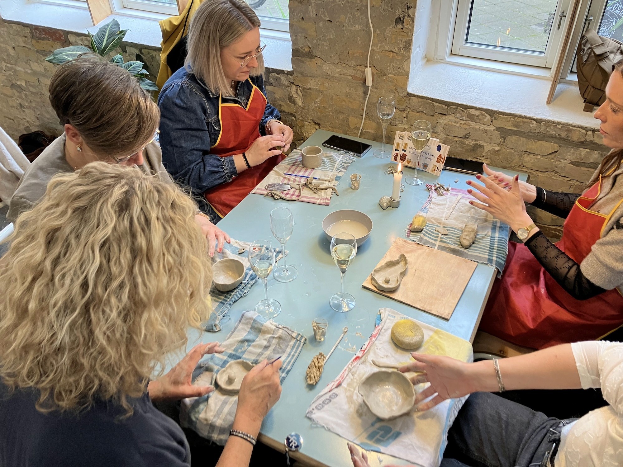 enjoy make ceramis at Lervaerk