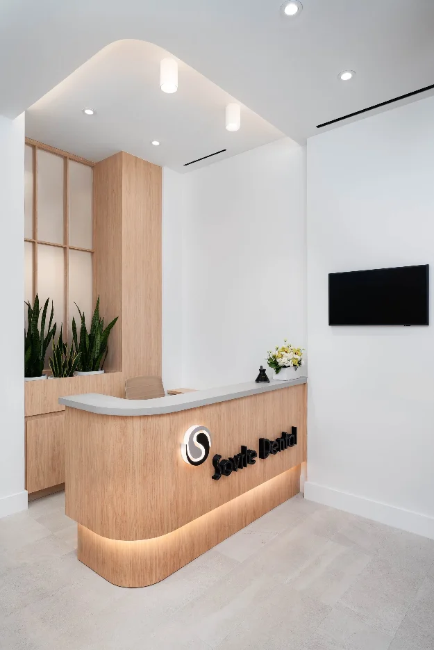 Front dental reception at Sovrle Dental Clinic in North York, Ontario: the best dentist in North York, Ontario