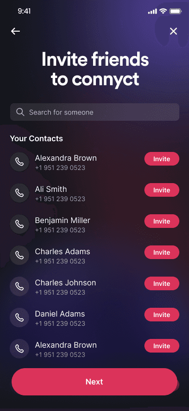 Mobile UI