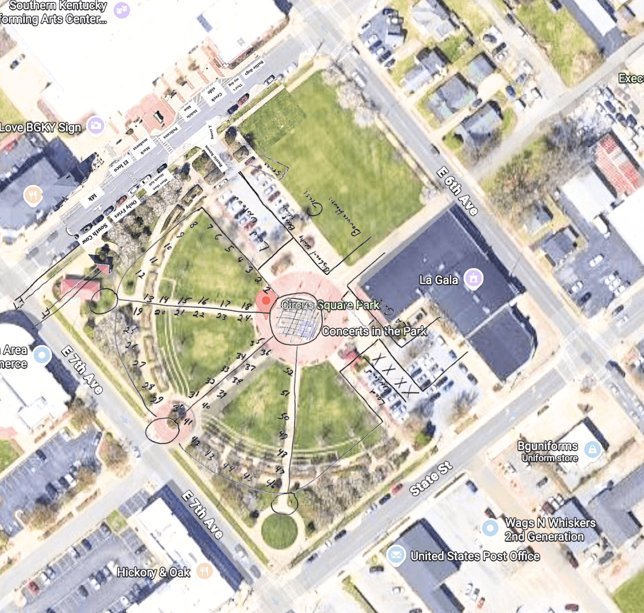 Big Local Fest 2026 Vendor Map