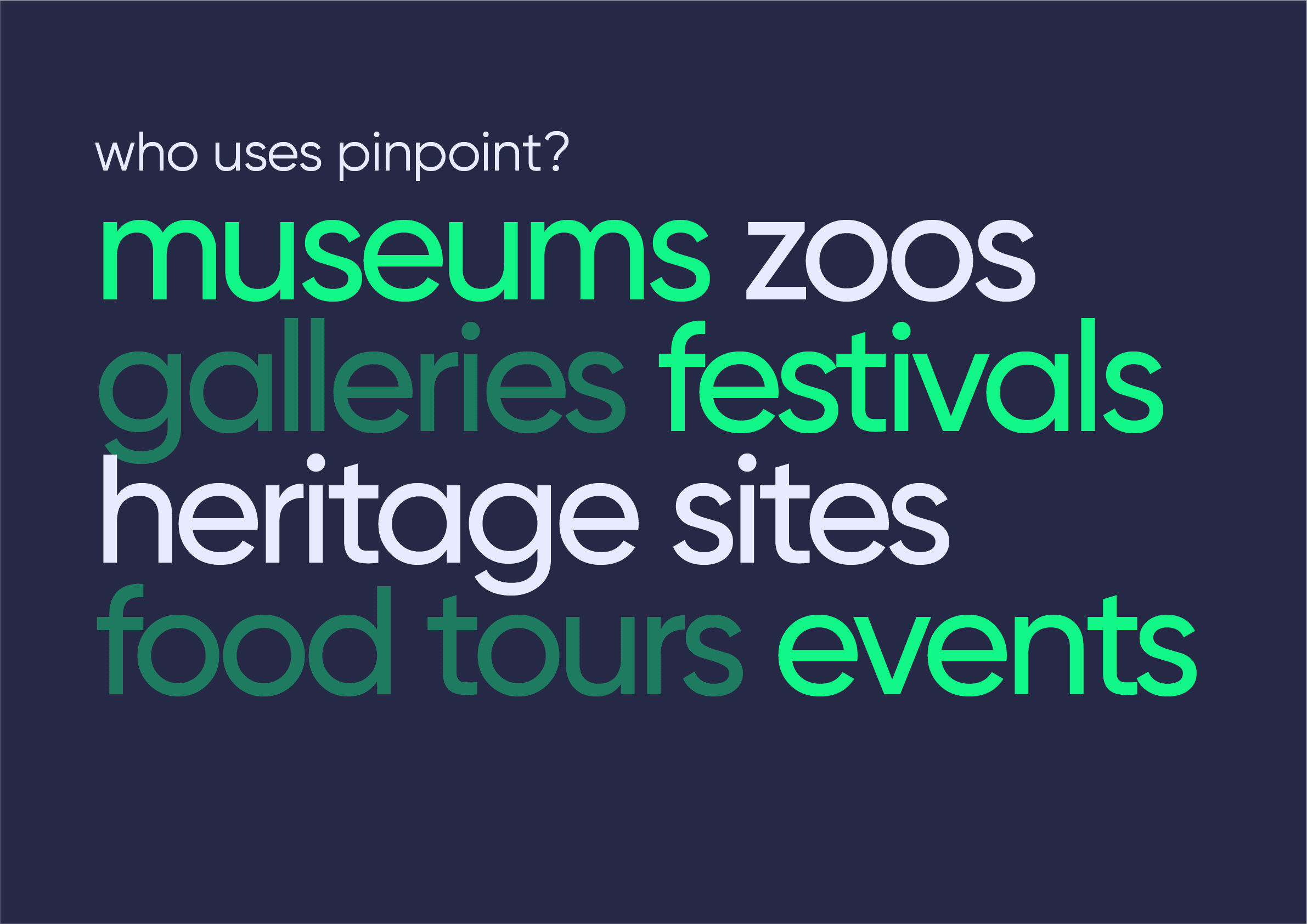 Pinpoint brand identity