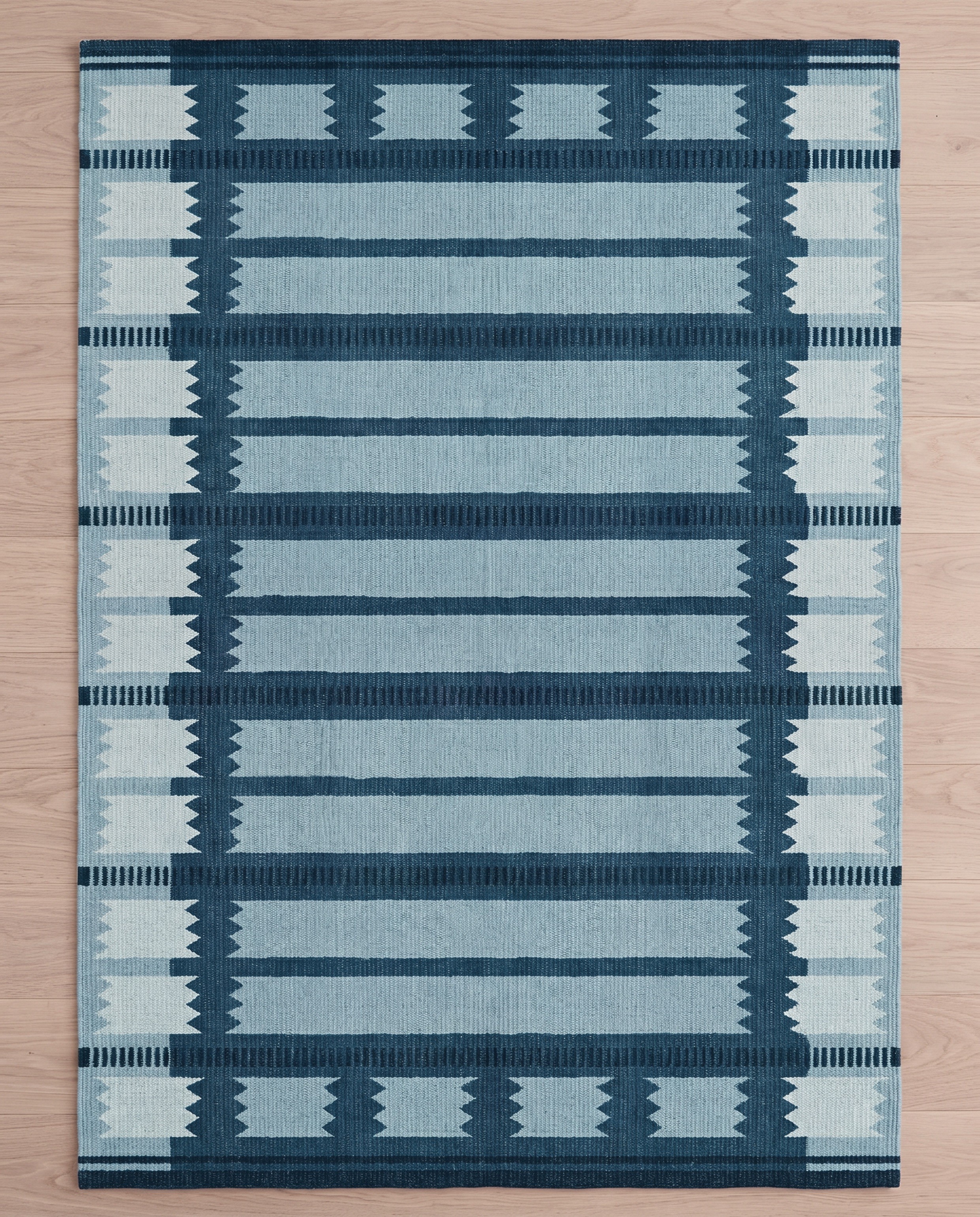 Nordic Tide rug in Wool Jute, additional view – Angan Living