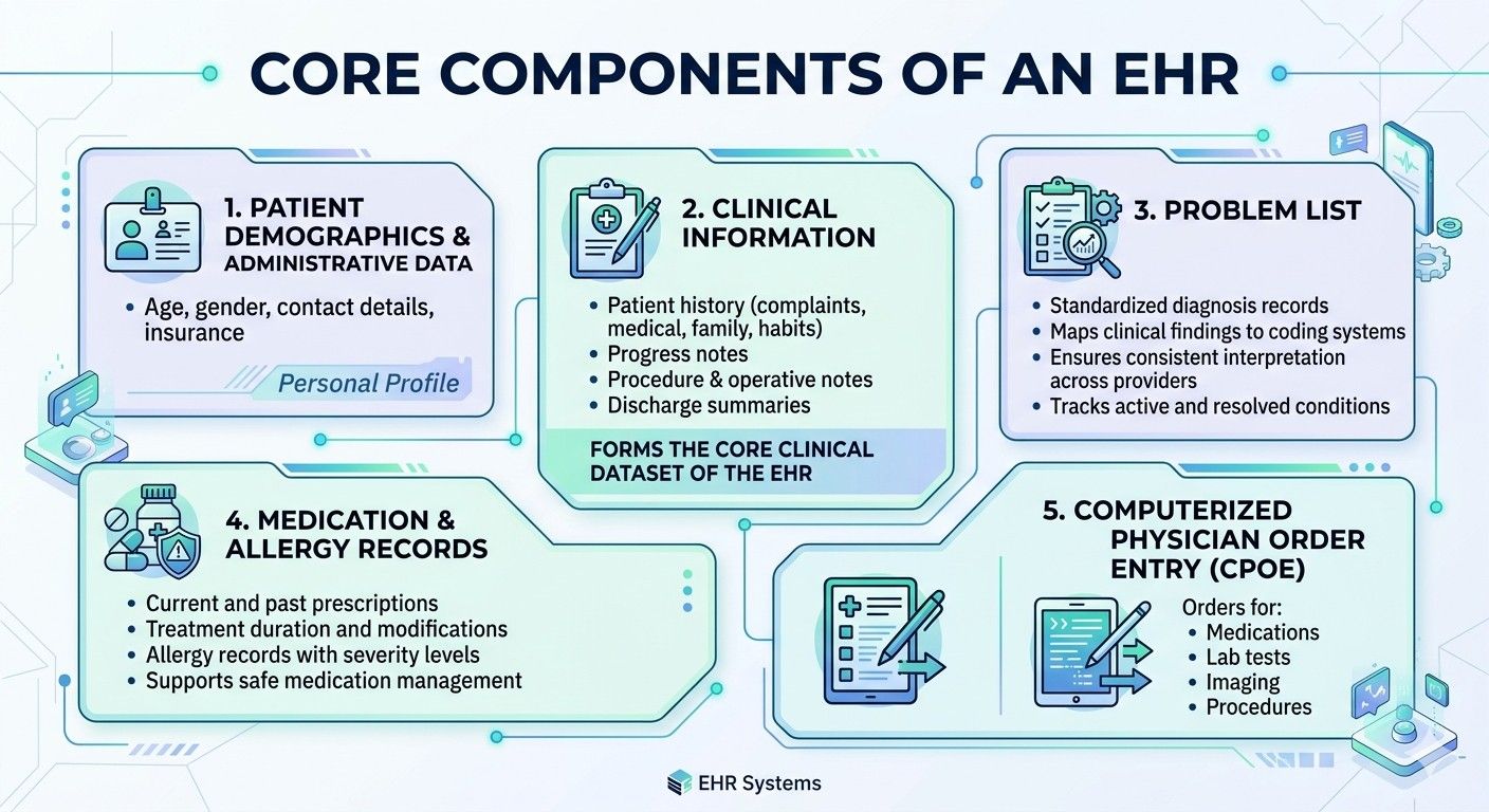 Core Components of an EHR