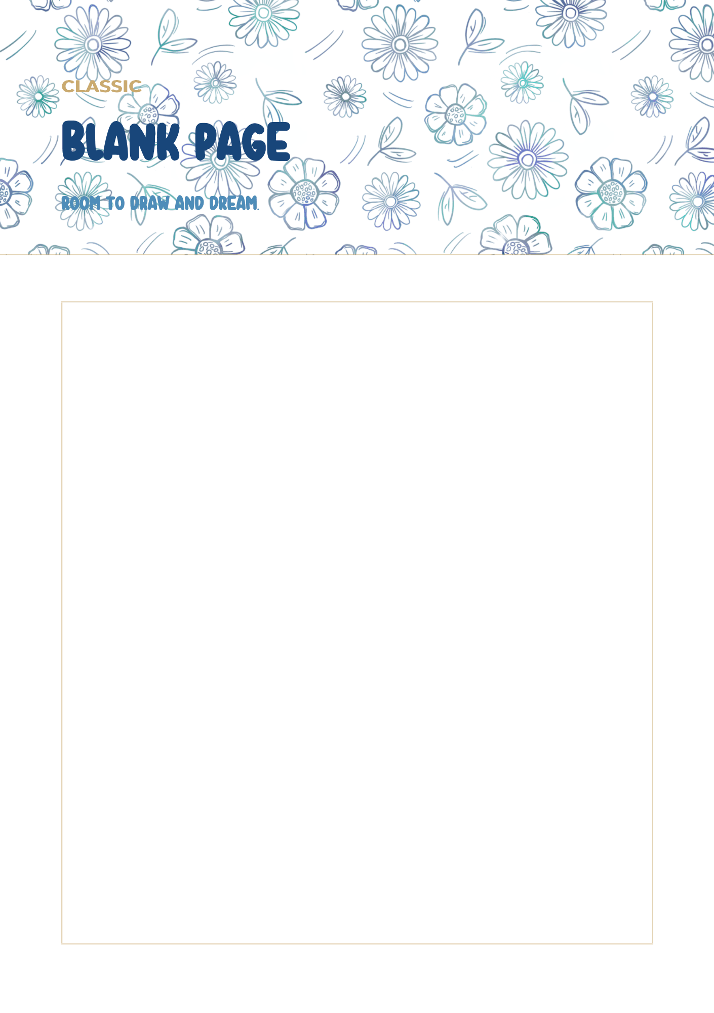 Blank Page - Signature Vellum Collection