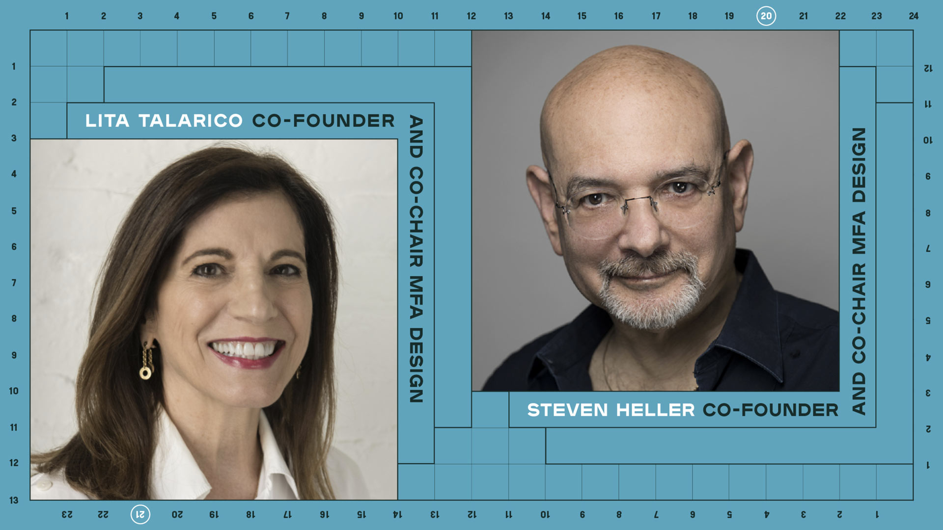 photos of Steven Heller & Lita Talarico