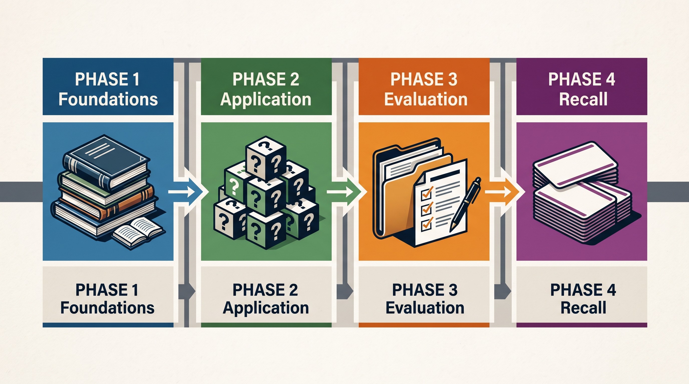 Four-phase USMLE Step 2 CK study timeline