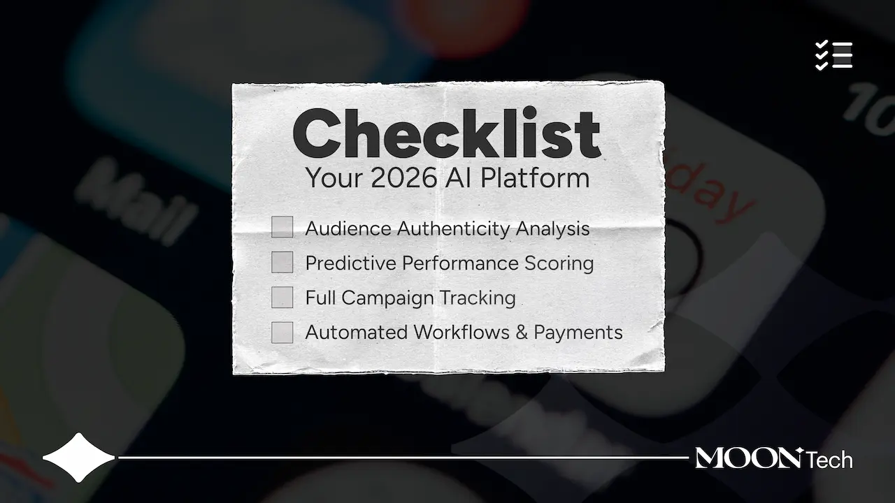 AI influencer marketing - Moontech