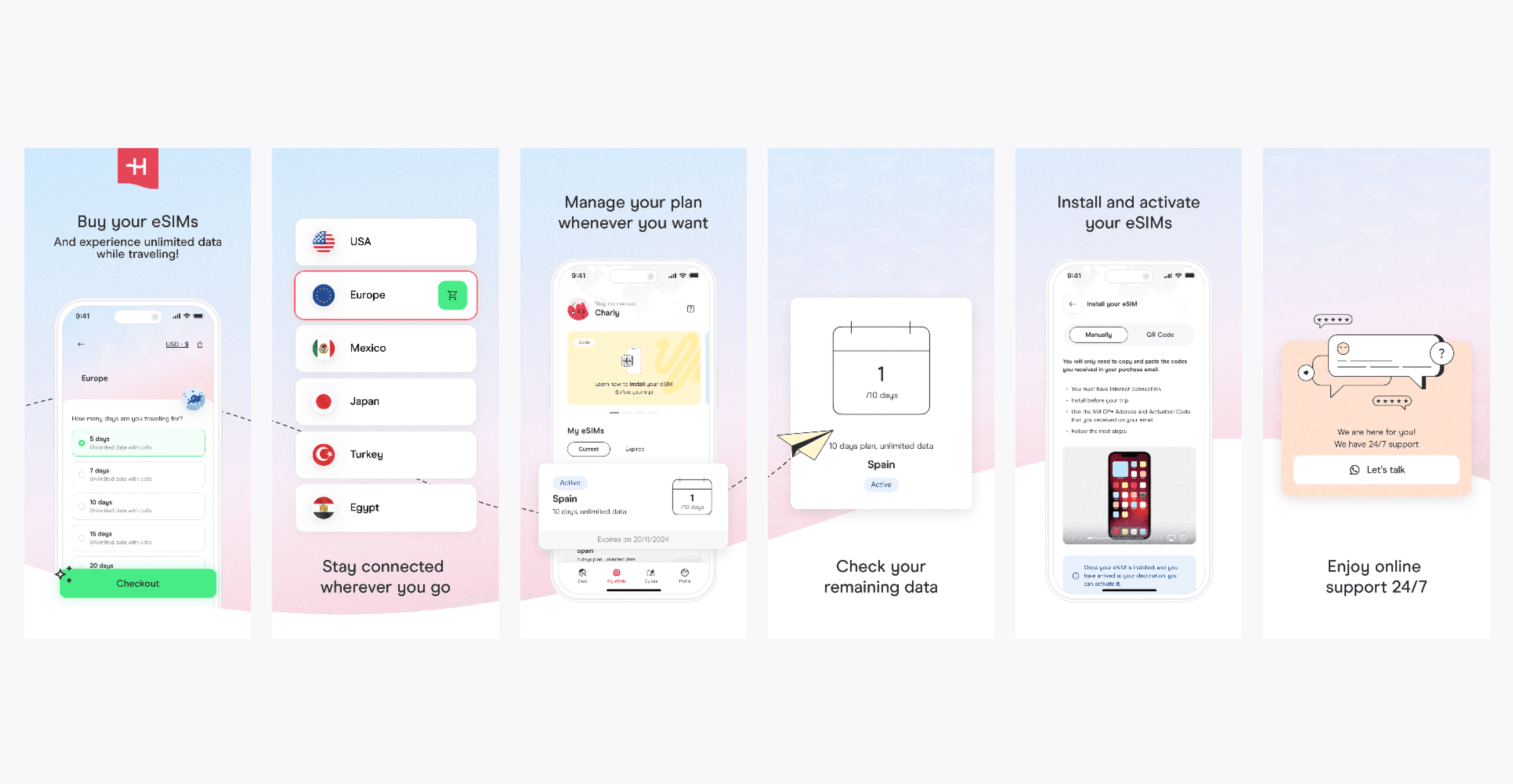 How Holafly eSIM works