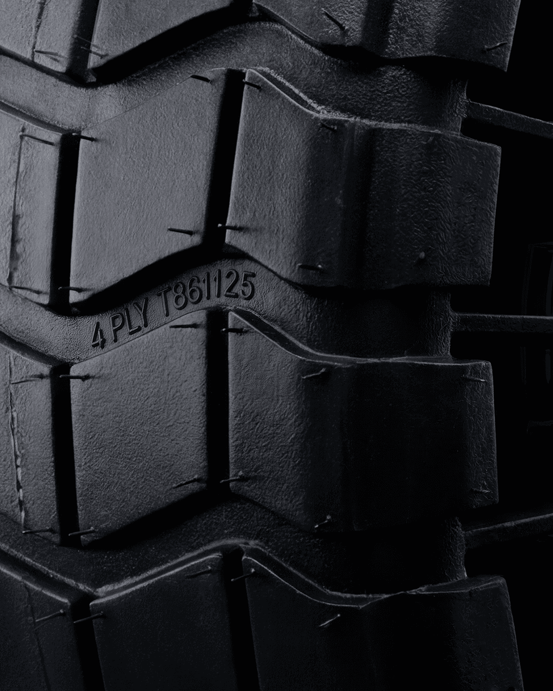 non obvious tire information placment