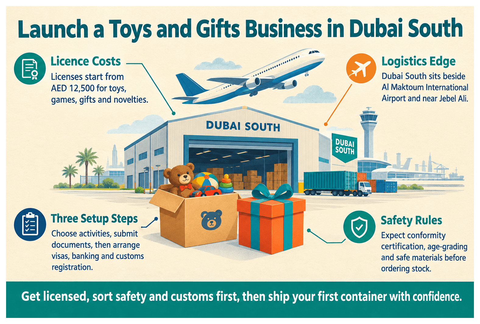 Infographic: How to Set Up a Toys and Gifts Trading Business in Dubai South