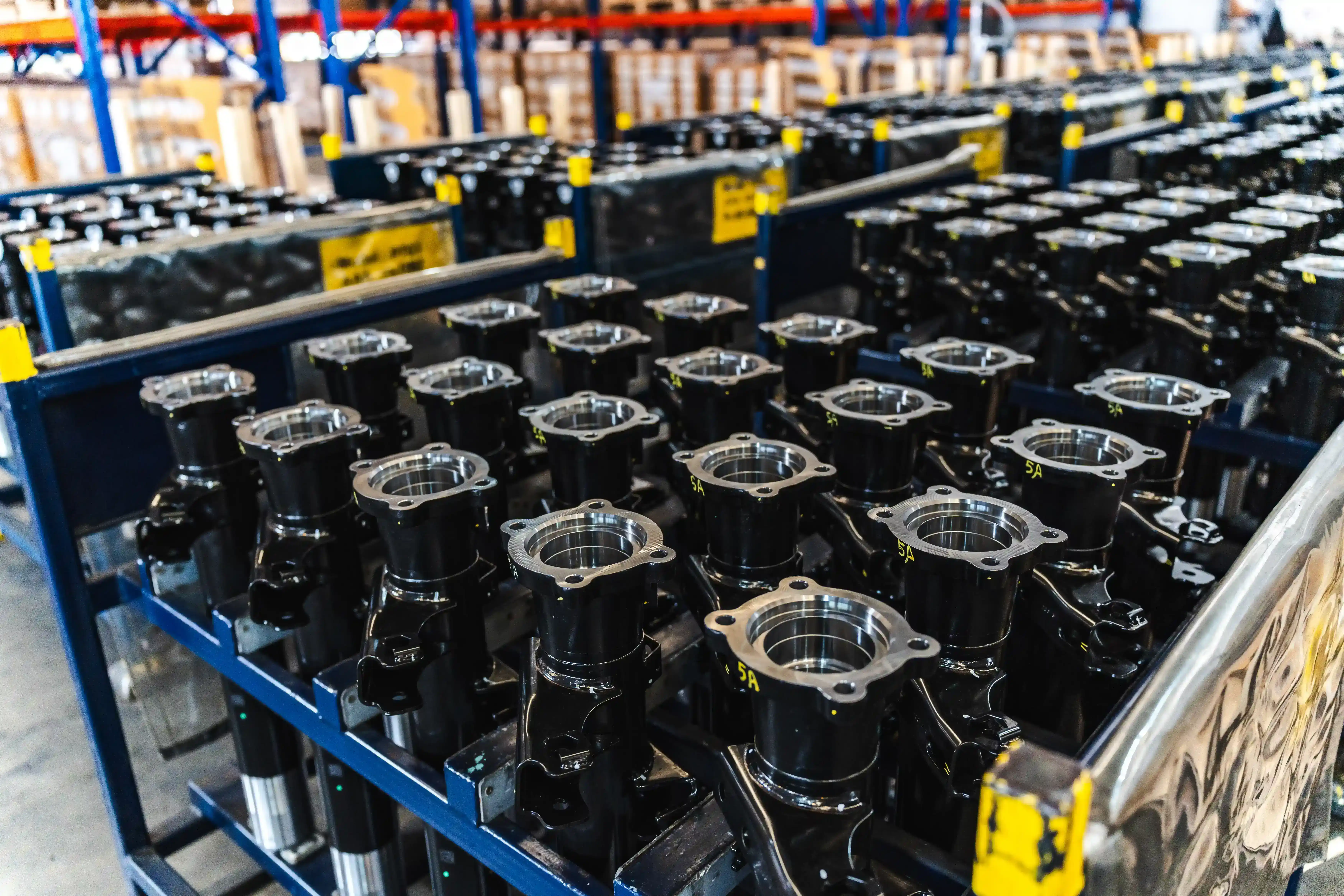 Industrial spare parts and components used in concrete plant machinery