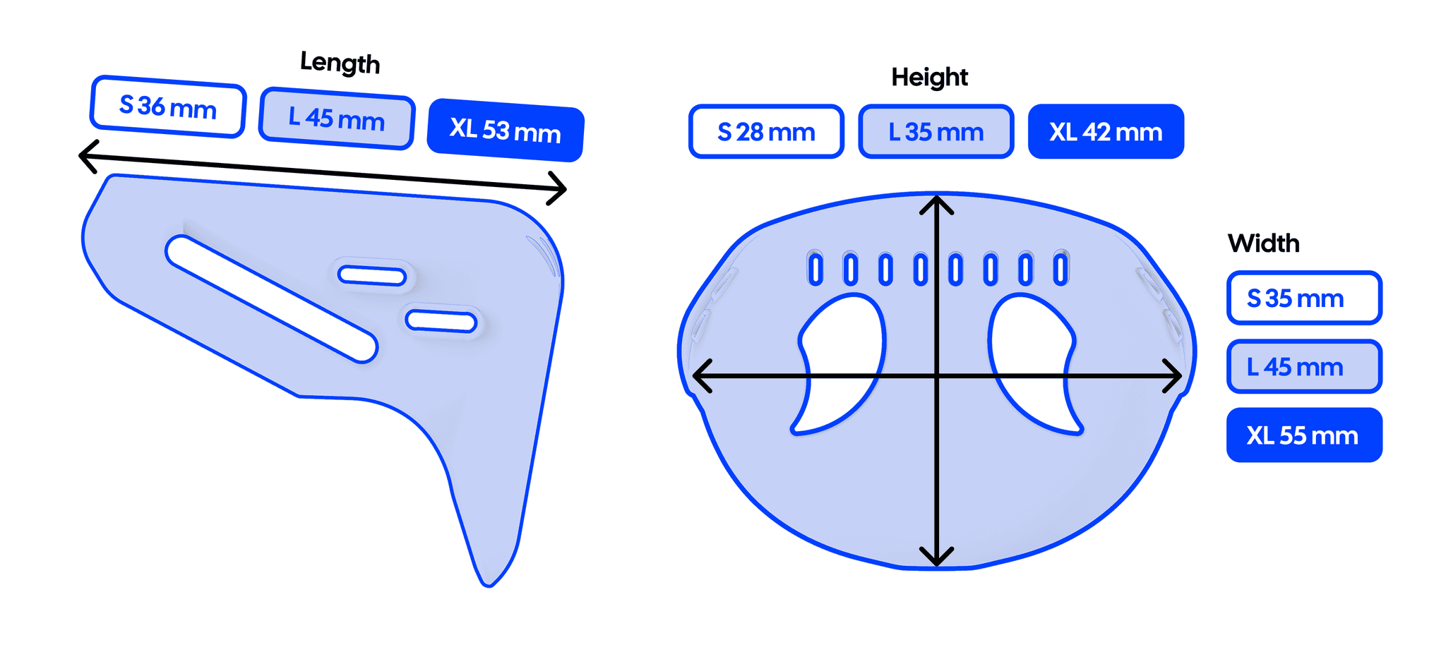 SnoutCover product dimensions