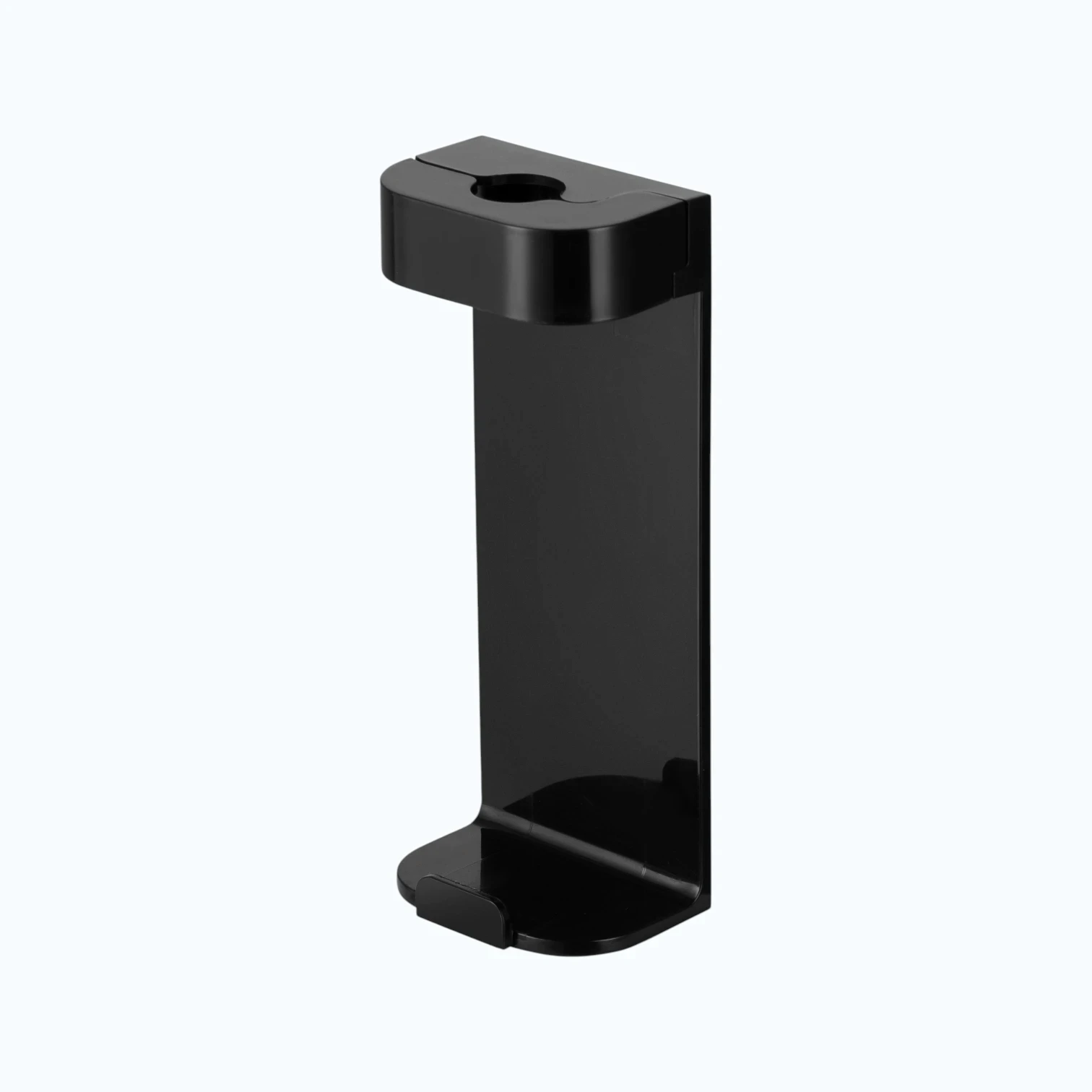 Eco-friendly tamper-proof soap dispenser bracket for hotel refillable systems, high-quality stainless steel, compatible with 300ml-500ml bottles.