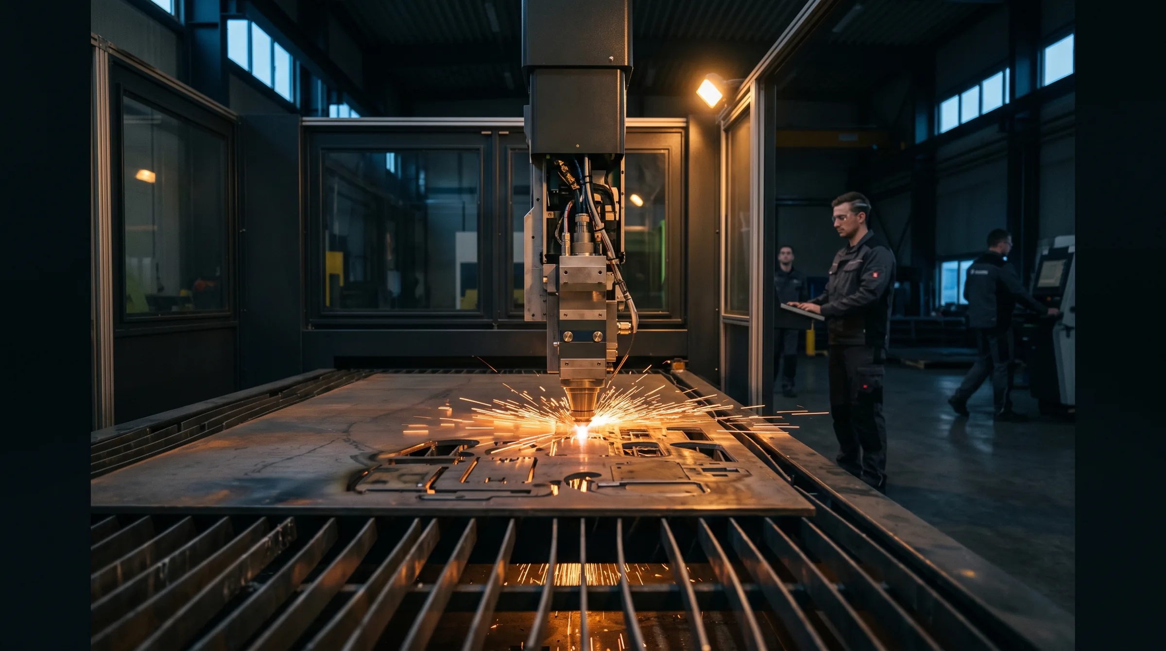 Fibre laser cutter, Fabrication