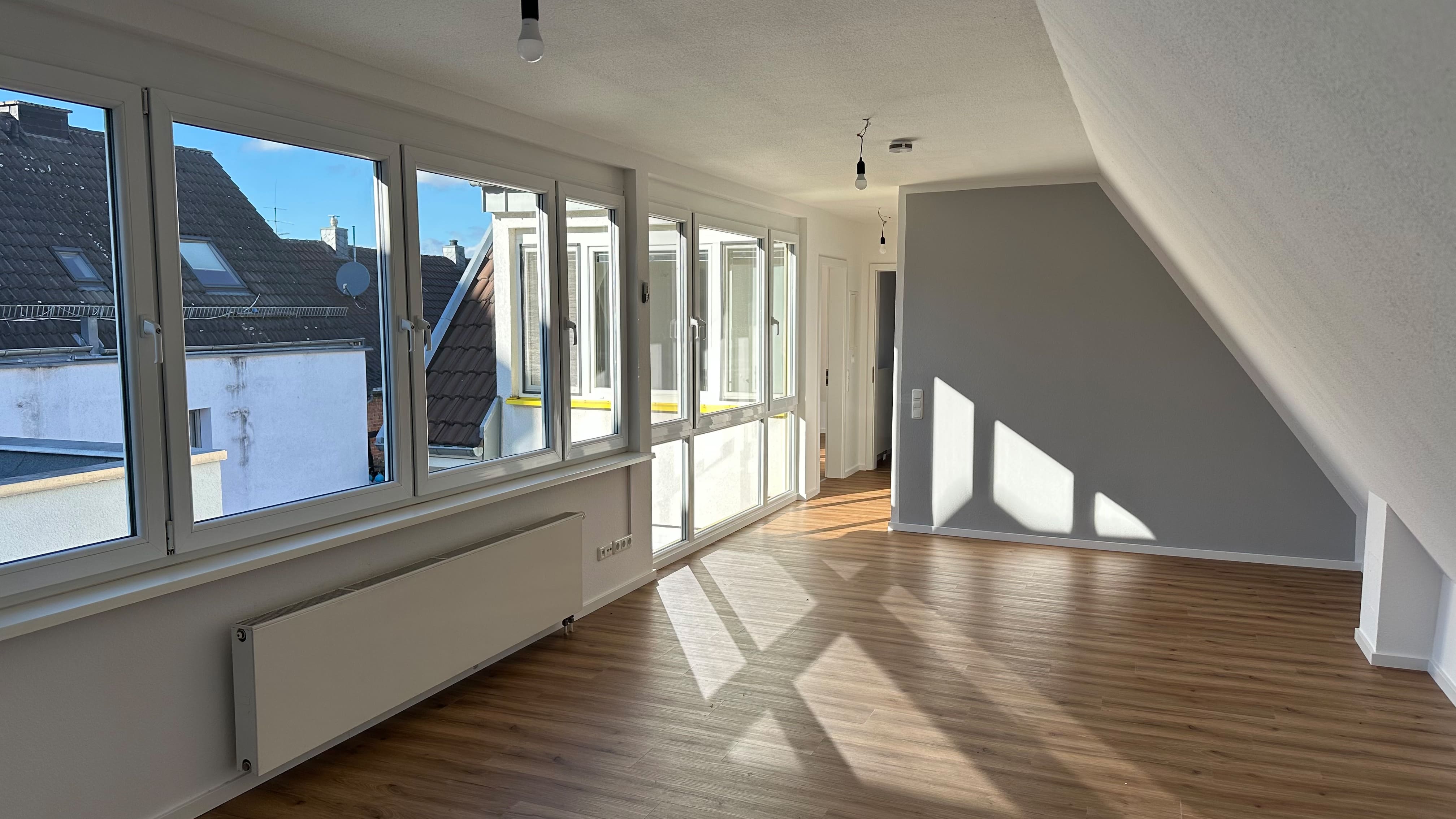 Wohnzimmer der charmanten 3 Zimmerwohnung in Rheinbach