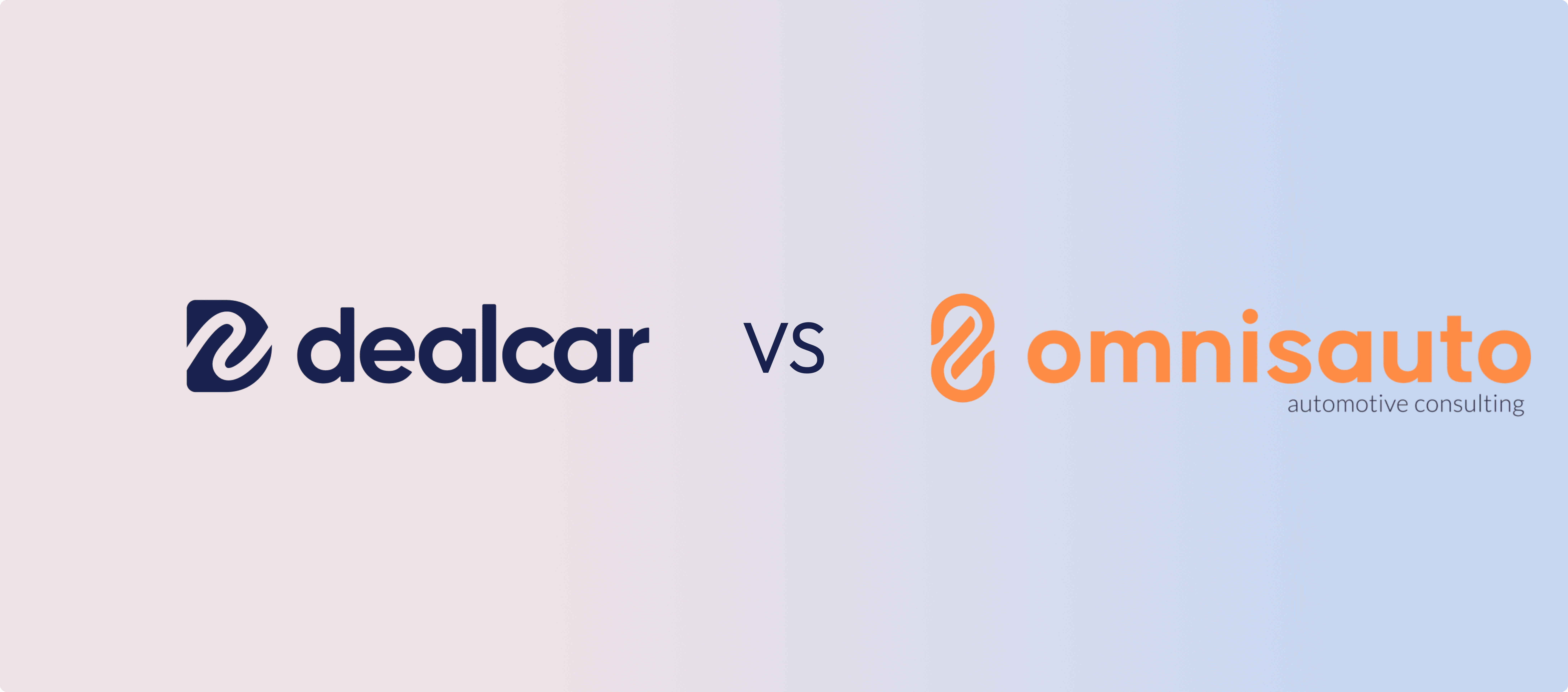 Dealcar vs Omnisauto logo comparison. Automotive consulting.