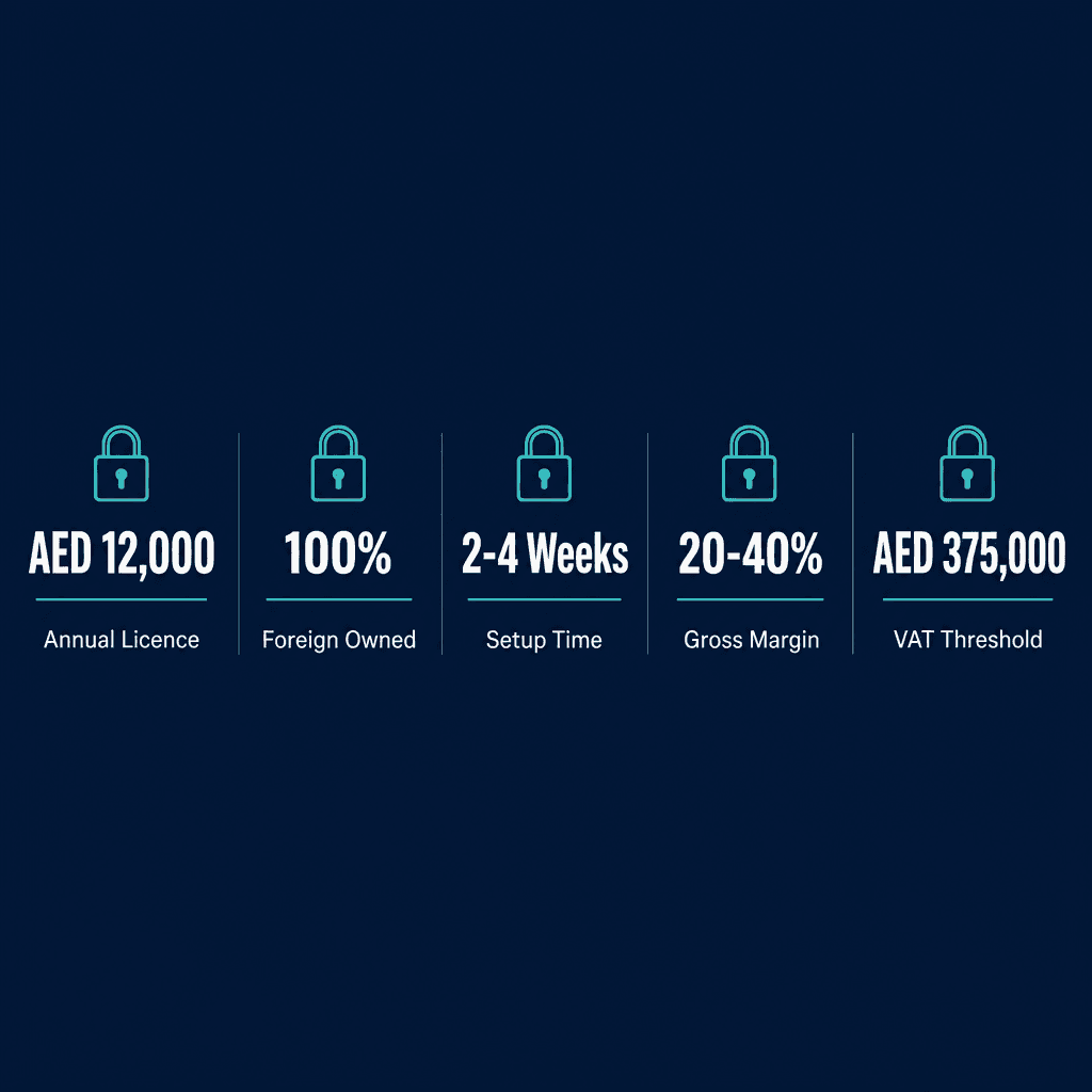 Infographic: Start a Locks & Keys Trading Business in Dubai