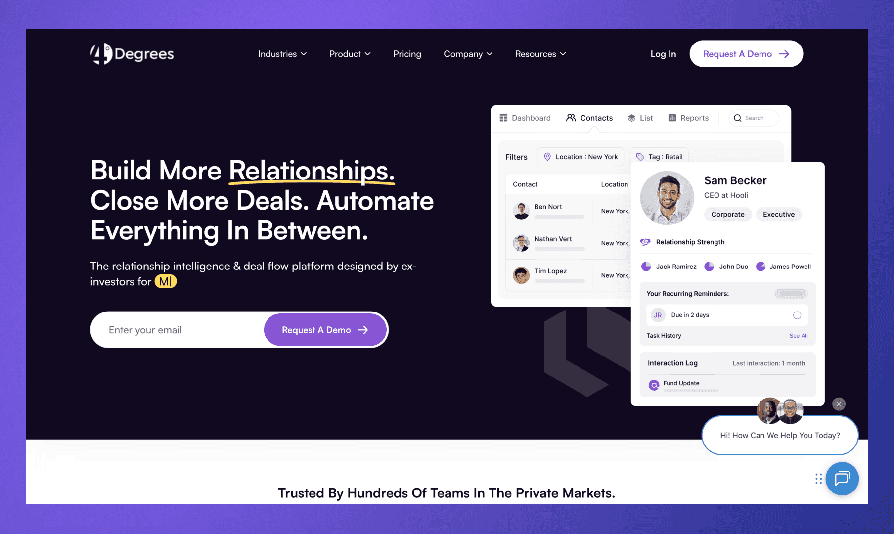 4Degrees Homepage