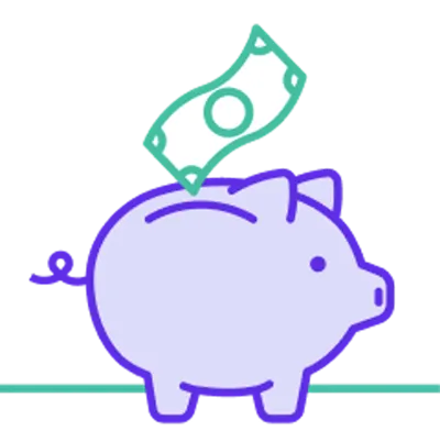 Illustration of piggy bank