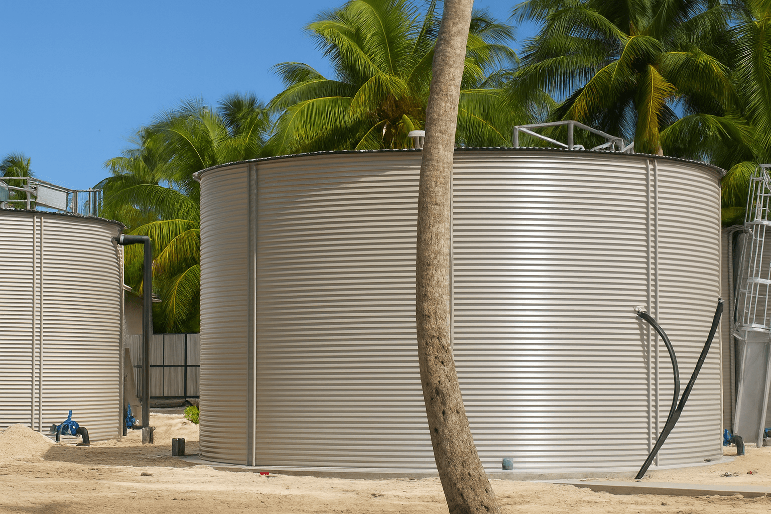 Citerne métallique sur mesure tetiaroa