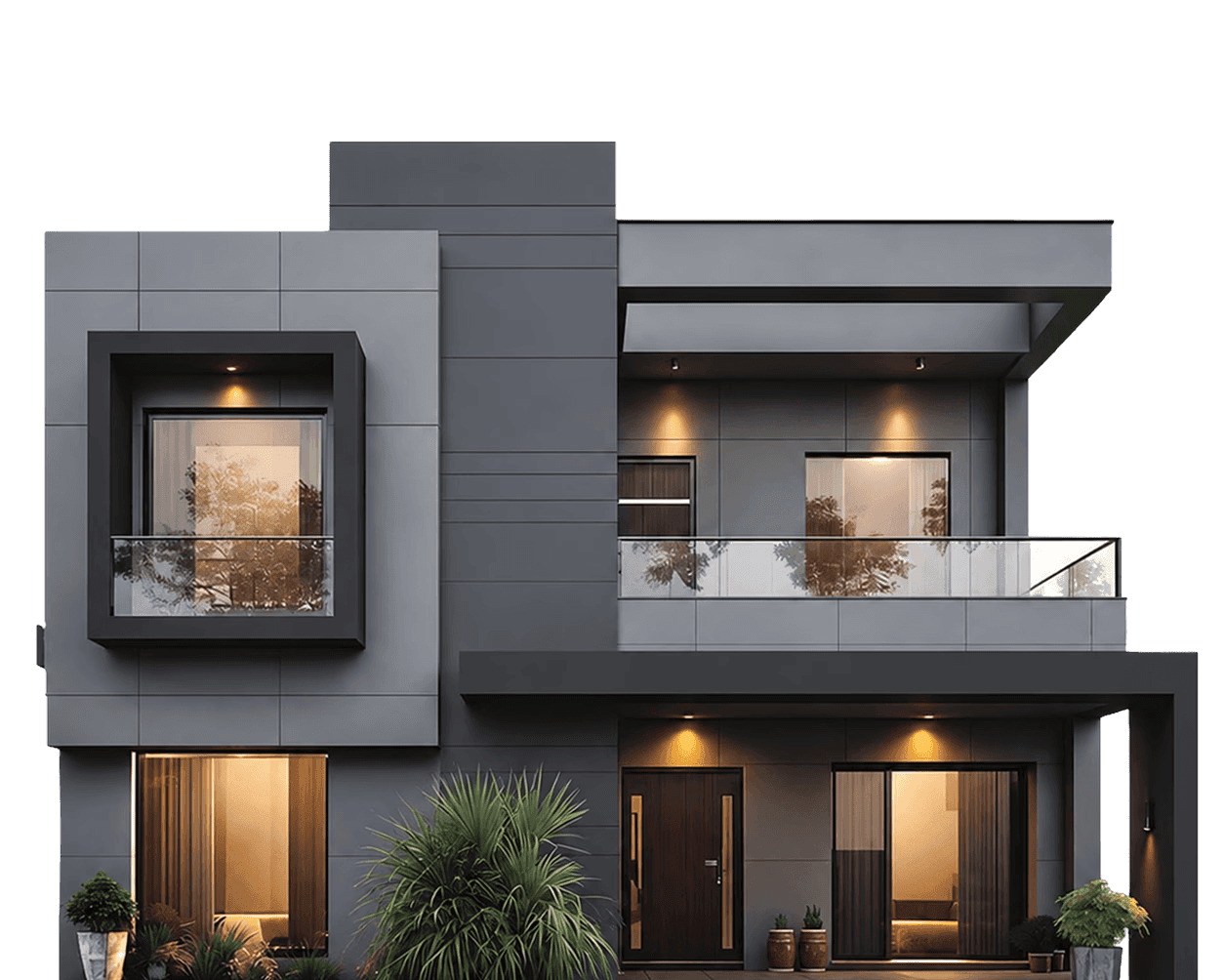 Modern house exterior