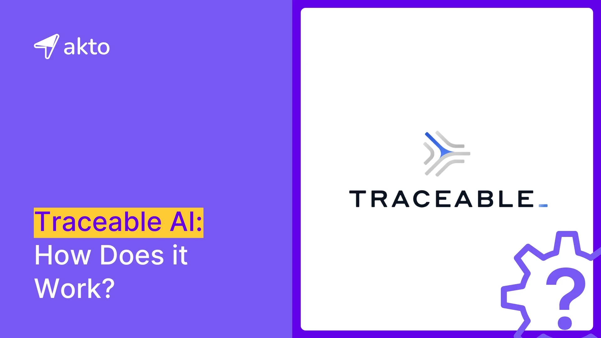 Traceable AI