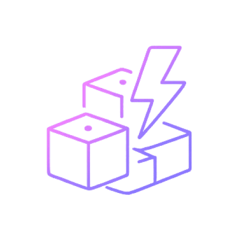 Three colorful building blocks stacked together, illustrated in a simple and playful design.