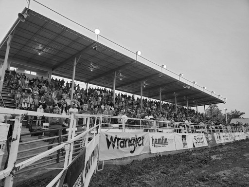 River City Rodeo stands full of attendees