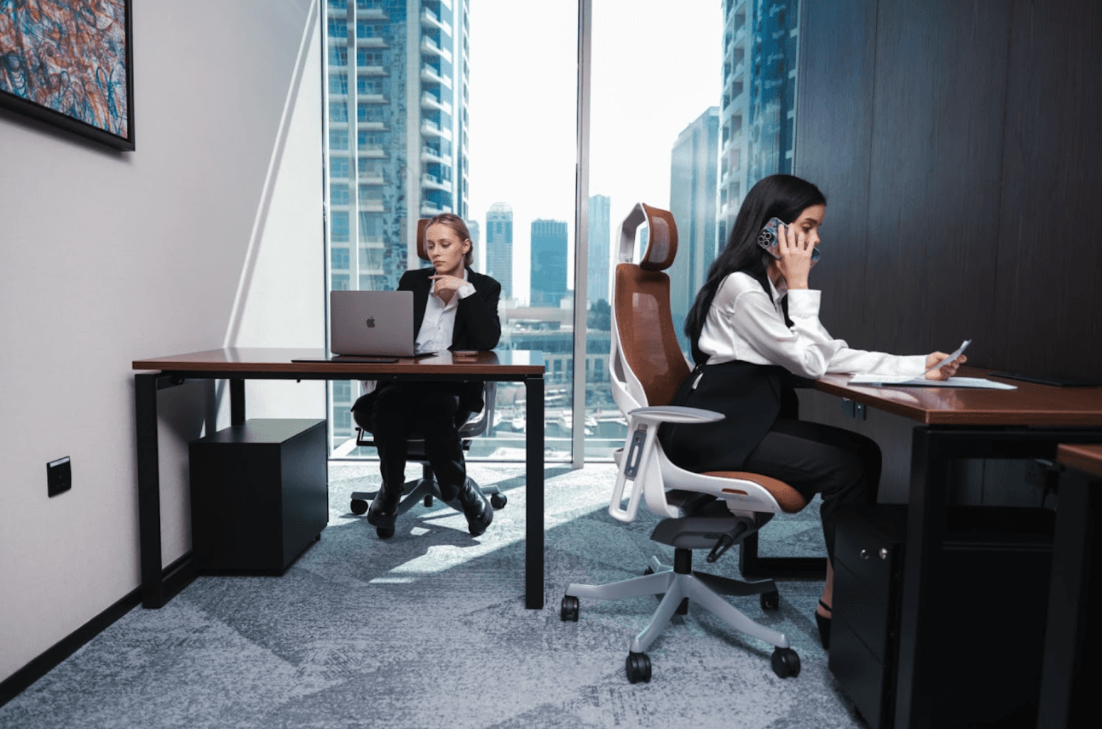 Business professionals managing e-commerce licence setup in Dubai