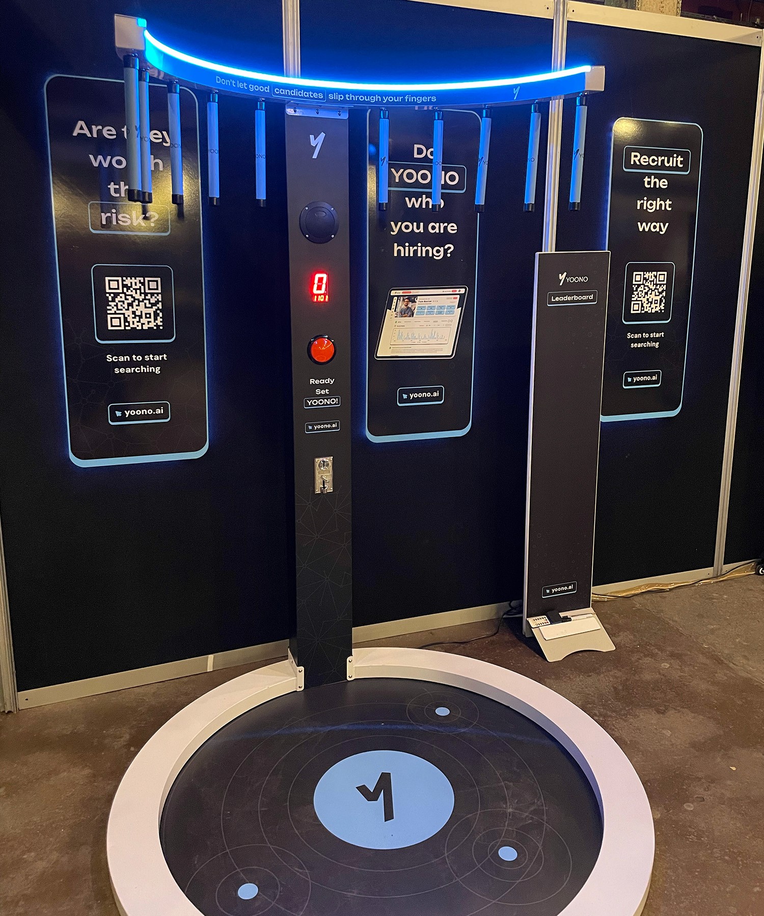 Reaction ring game at IHR