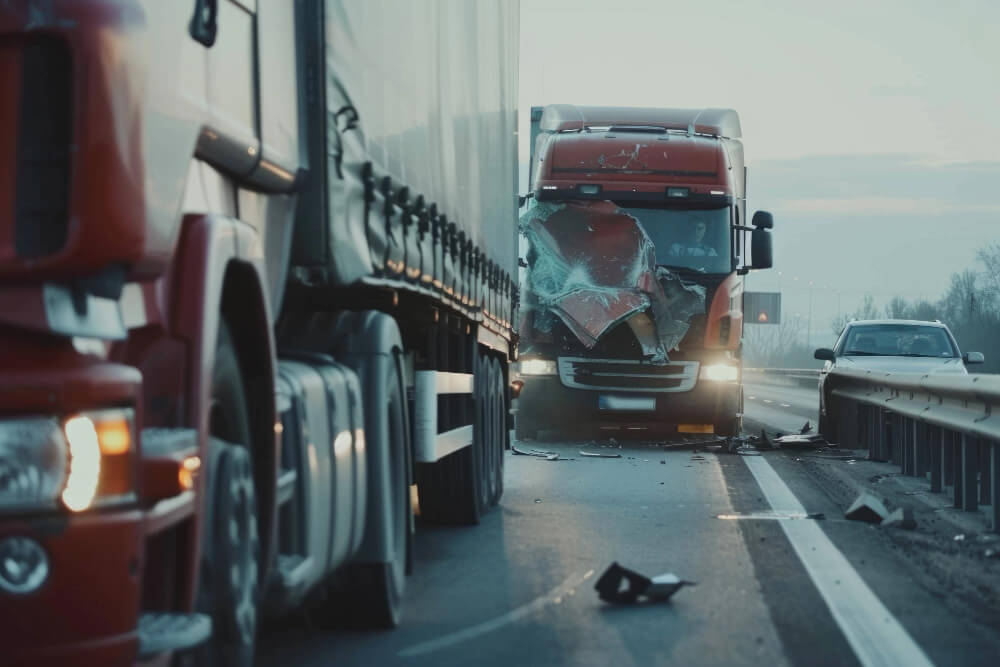 compensacion por dolor y sufrimiento en accidente de camion