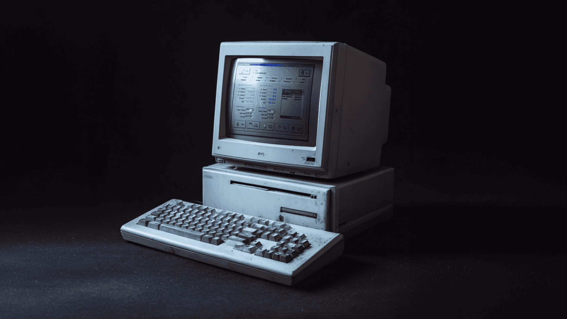 An original desktop ERP